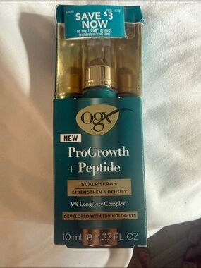 OGX ProGrowth + Peptide scalp Serum